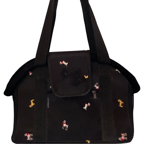 Alfagear Brand Shoulder Style Small Pet Carrier in Black - Picture 1 of 6